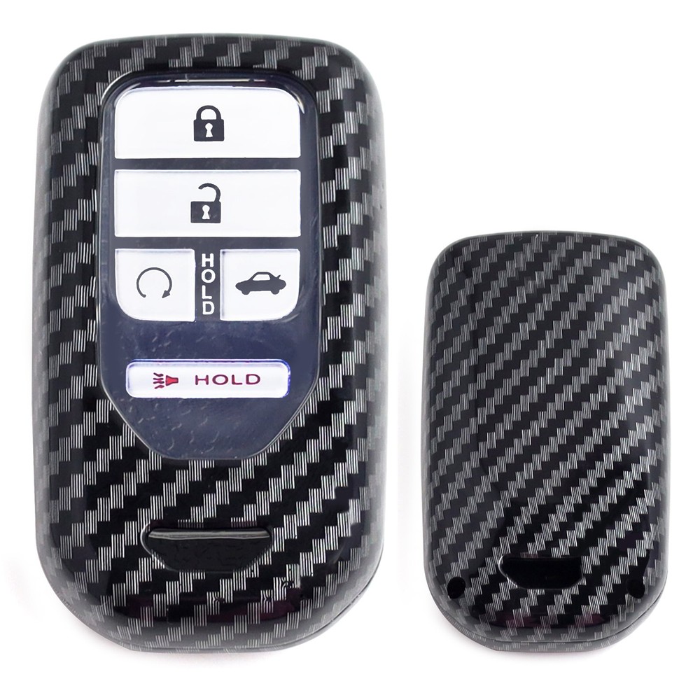 Carbon Pattern Plastic Case Shell For Honda Accord Civic CRV Odyssey Gen1 KeyFob