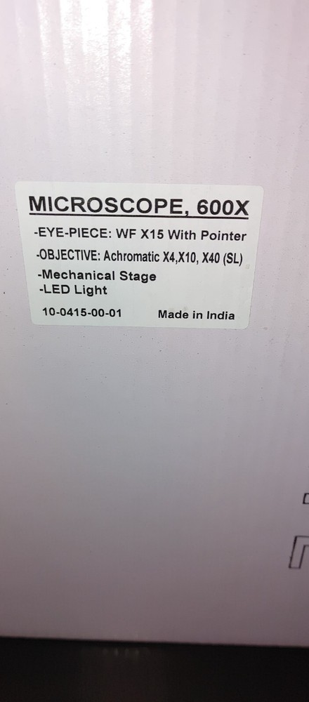 Microscope 600X
