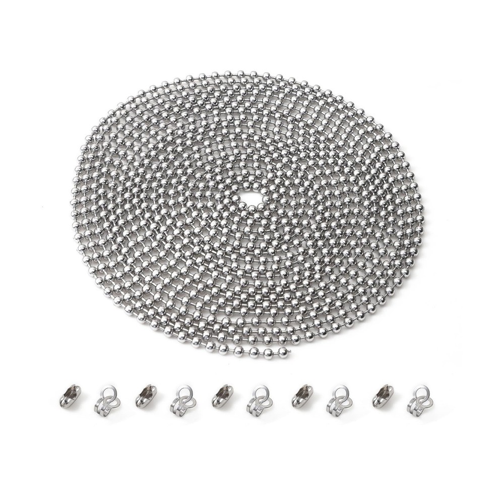 Tangyinrd 120 Inch Ceiling Fan Pull Chain, Beaded Pull Chains Extension, Ligh...