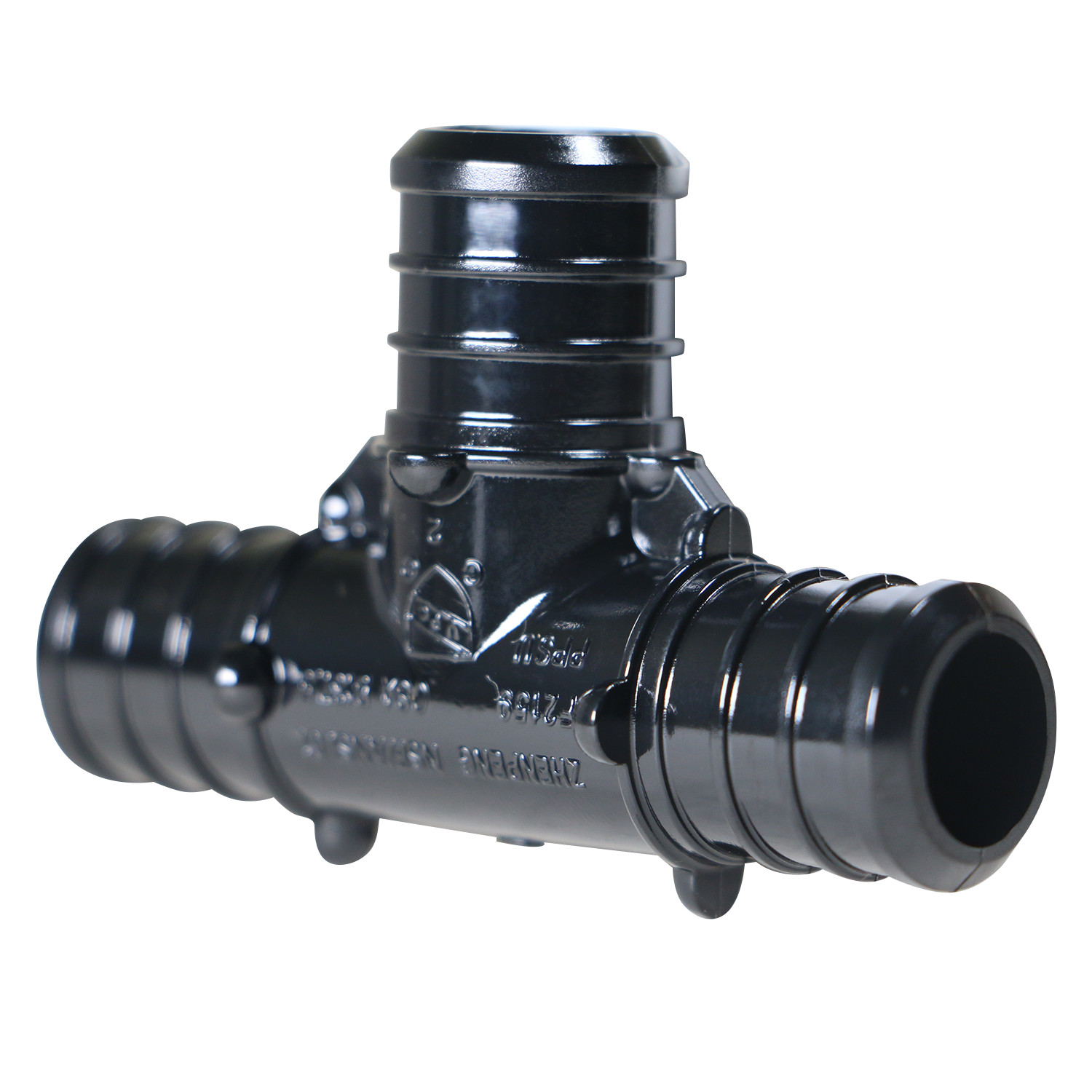 100 Pack  XFITTING 3/4" PEX-B Tee, Poly Alloy, NSF CUPC, Lead Free