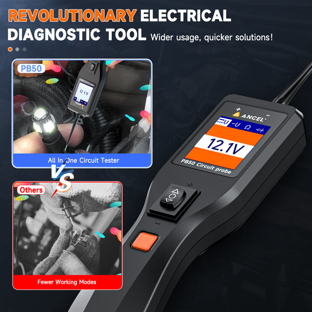 ANCEL PB50 PowerScan Circuit Tester Electrical Electrical Circuit Tester Tool