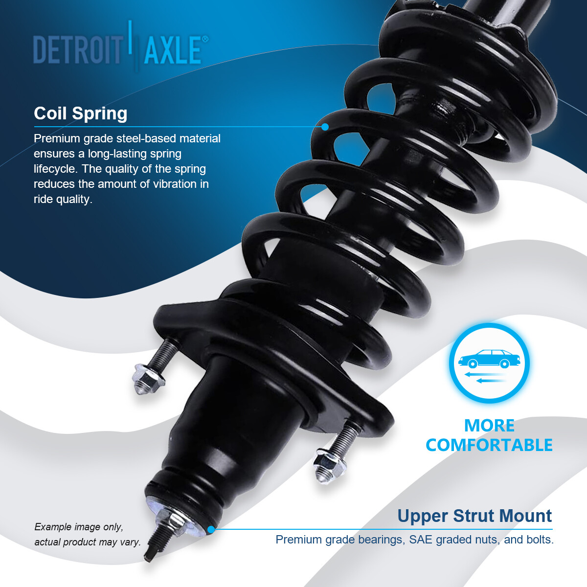 8pc Front & Rear Struts w/ Coil Spring + Sway Bar Links for 2007-2011 Honda CR-V