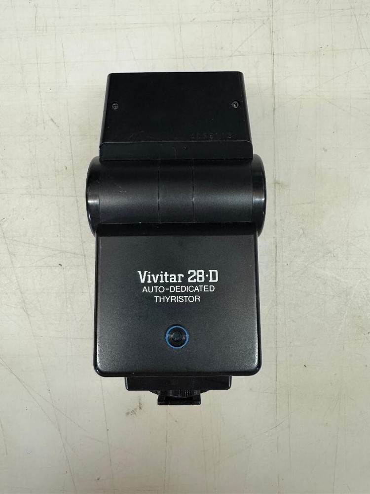 VIVITAR 28.D 28D FLASH AUTO-DEDICATED THYRISTOR UNTESTED