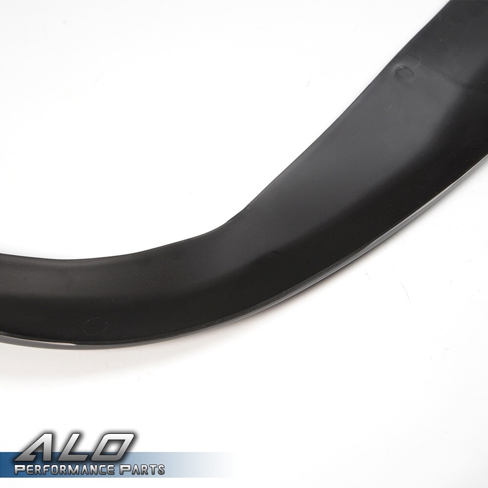 New Black Universal CS Style Under Panel Front Bumper Lip Splitter Chin Spoiler