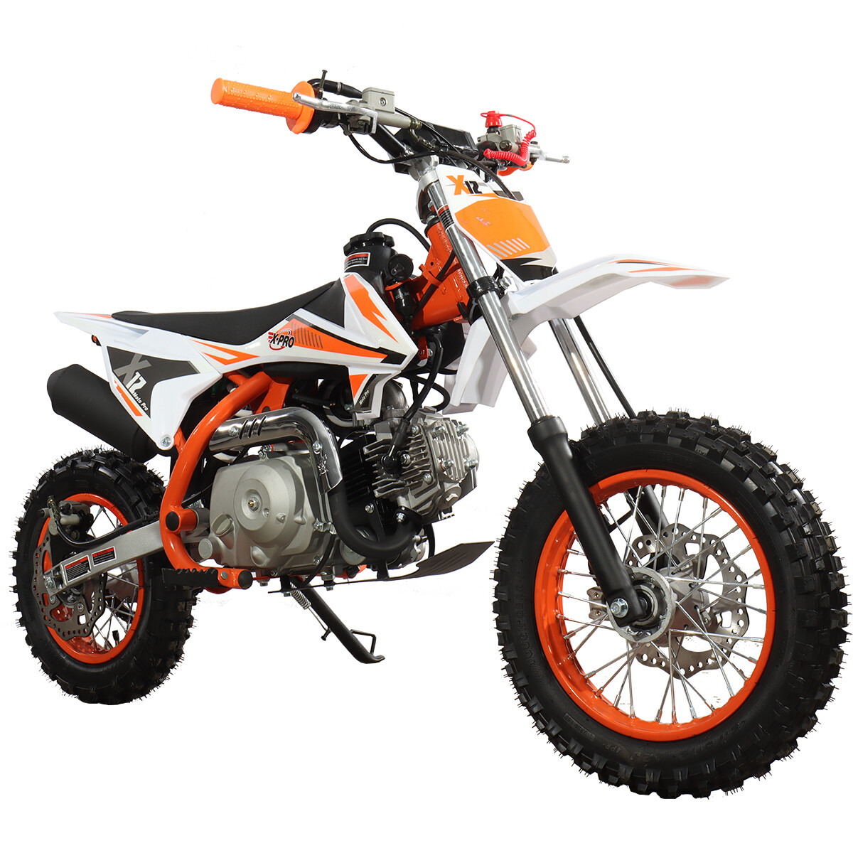 X-PRO X12 110cc Dirt Bike Pit Bike 4 Stroke Gas Powered Off Road Electric Start