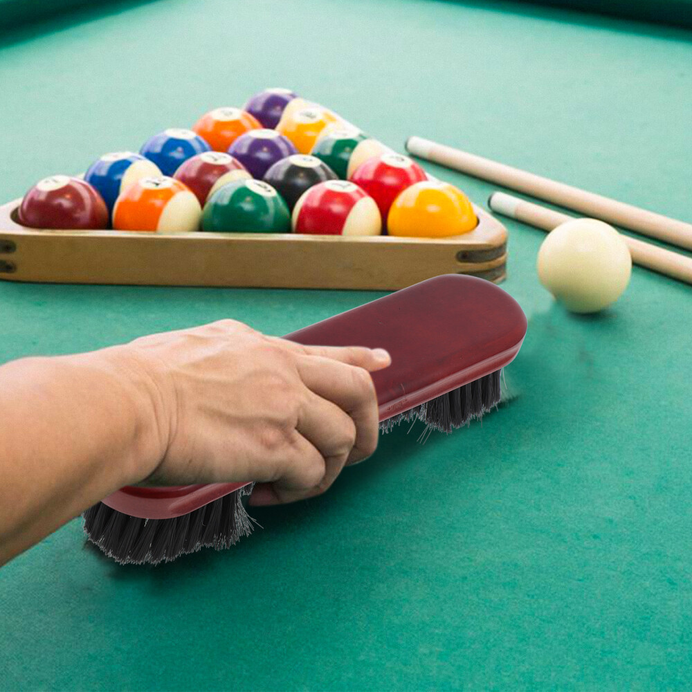 2PCS Practical Durable Billiard Rail Brush Billiards Pool Snooker Accessories