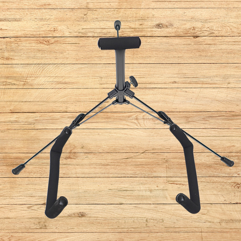 Guitar Stand Foldable Black – Compact, Durable, and Portable