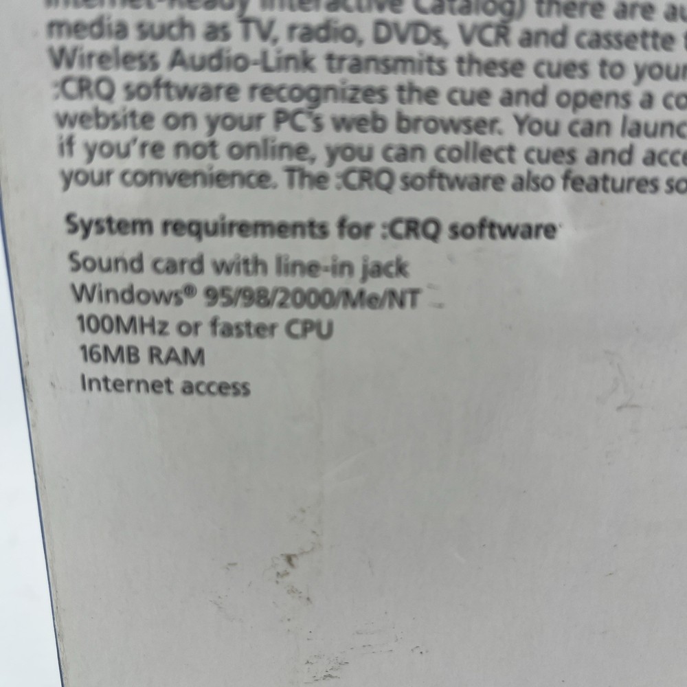 Radio Shack Wireless Audio-Link 26-1276- New Old Stock/Open Box