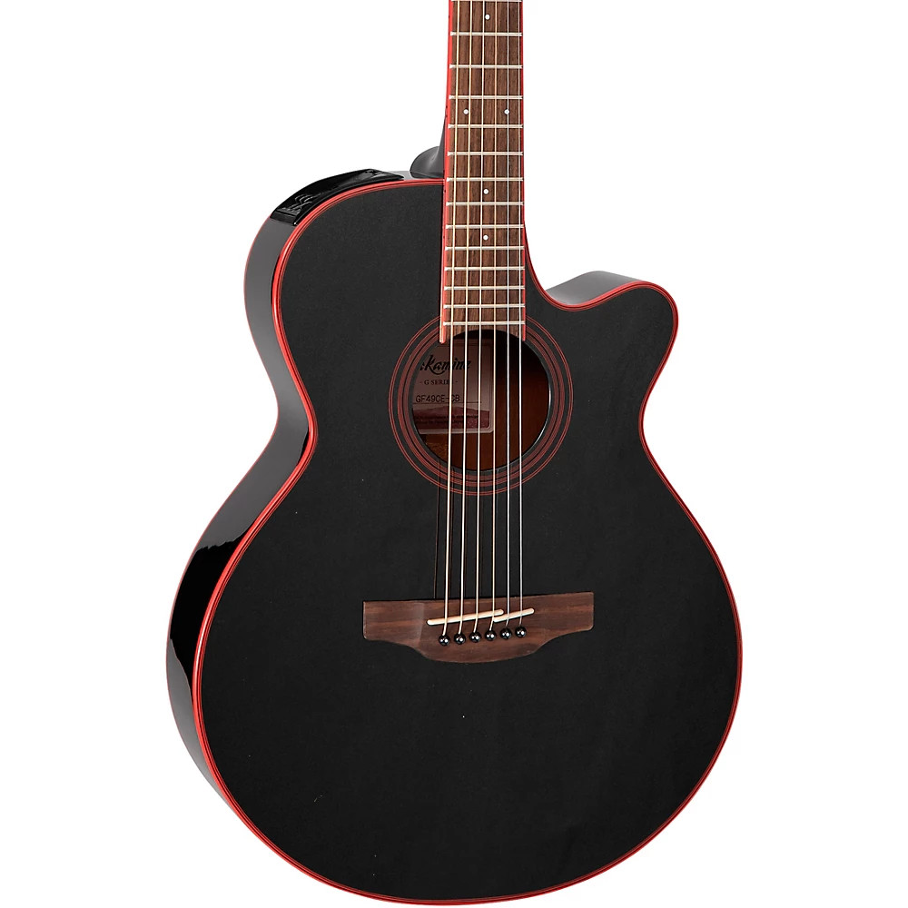 Takamine GF49CE FXC Acoustic-Electric Guitar Cosmic Black 197881456023 RF