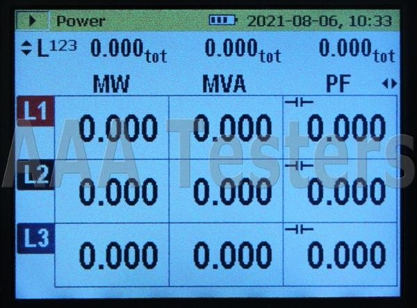 Fluke 1735 Three Phase Power Logger Analyst 10.24 kHz