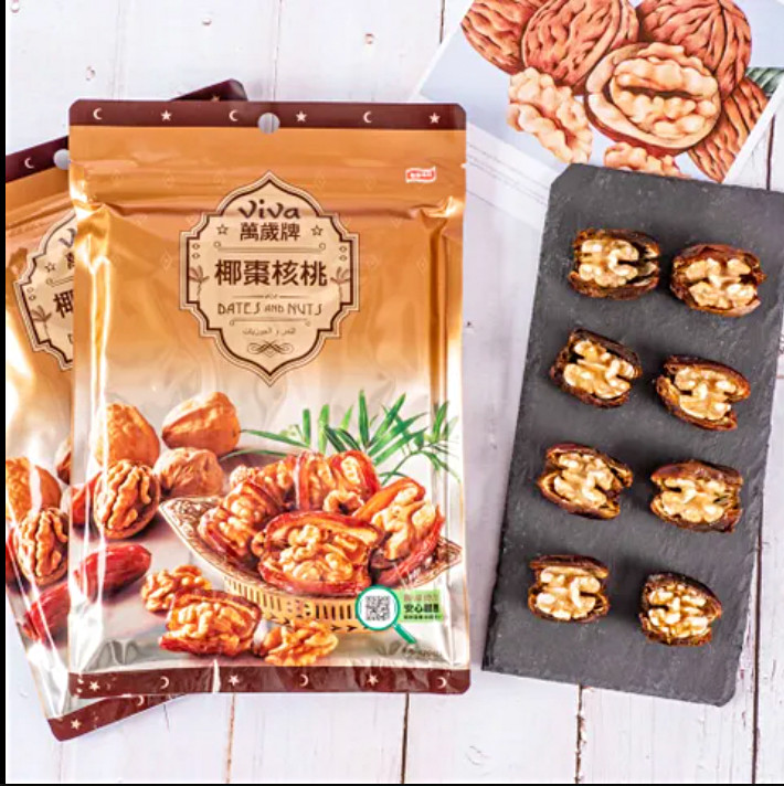 [VIVA] Dates & Nut 120g/ Pack 萬歲牌 椰棗核桃