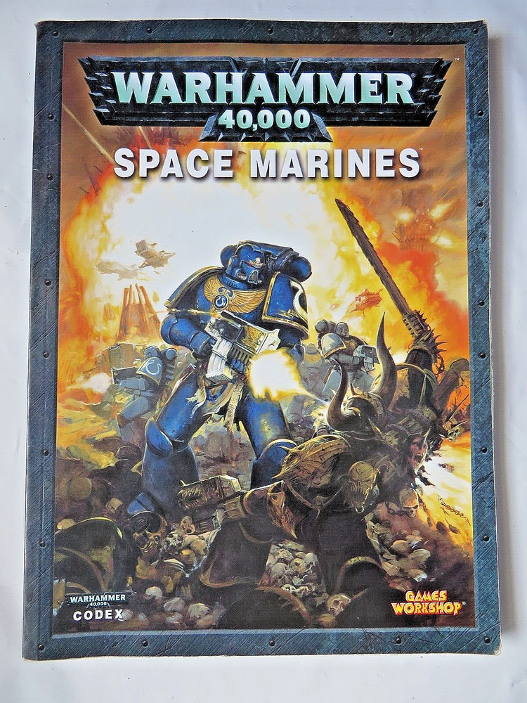 Warhammer 40k Space Marines codex army book oop