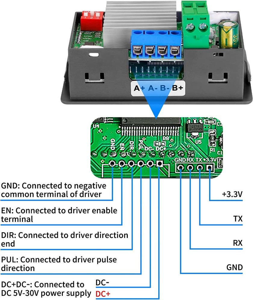 17/23 Stepper Motor Controller Module Stepper Motor Speed Controller Driver