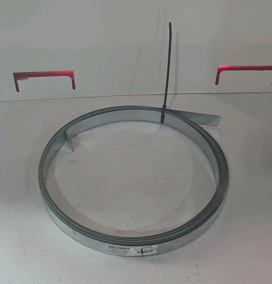 ENGINEERING Certified C60 Galvanized Strapping - 37 feet long | Securing Mobile