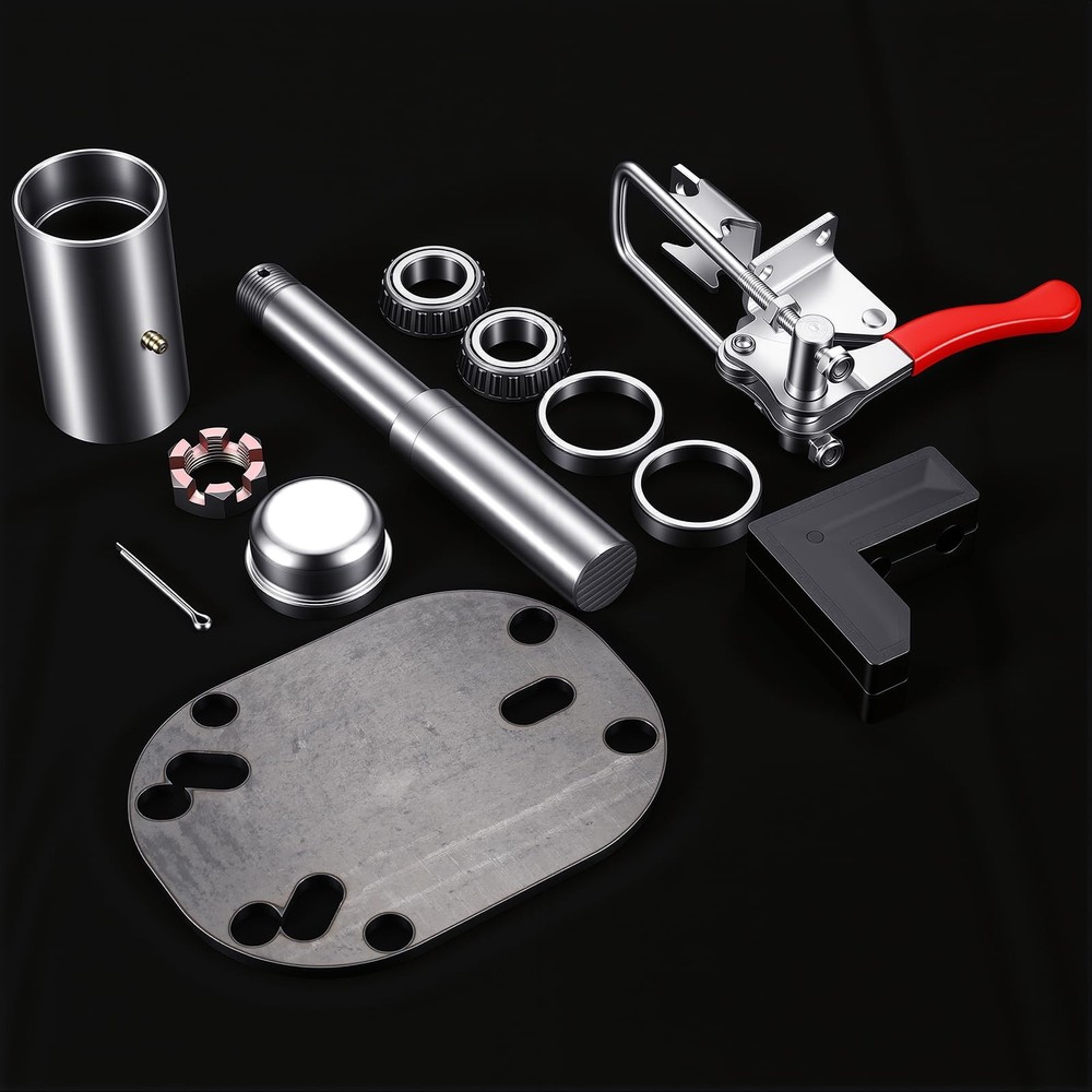 Canchiing Tire Carrier Hinge Kit Include Necessary Latch, Slewing Multicolor