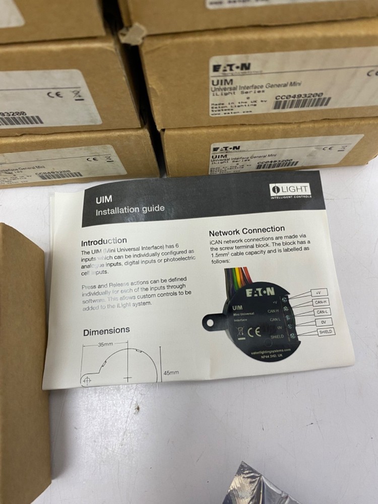 EATON UIM MINI UNIVERSAL INTERFACE ILIGHT SERIES CC0493200