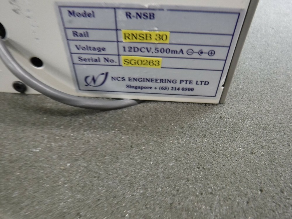 NCS Engineering R-NSB with RNSB30 rail Phoenix Precision Screw Feeder