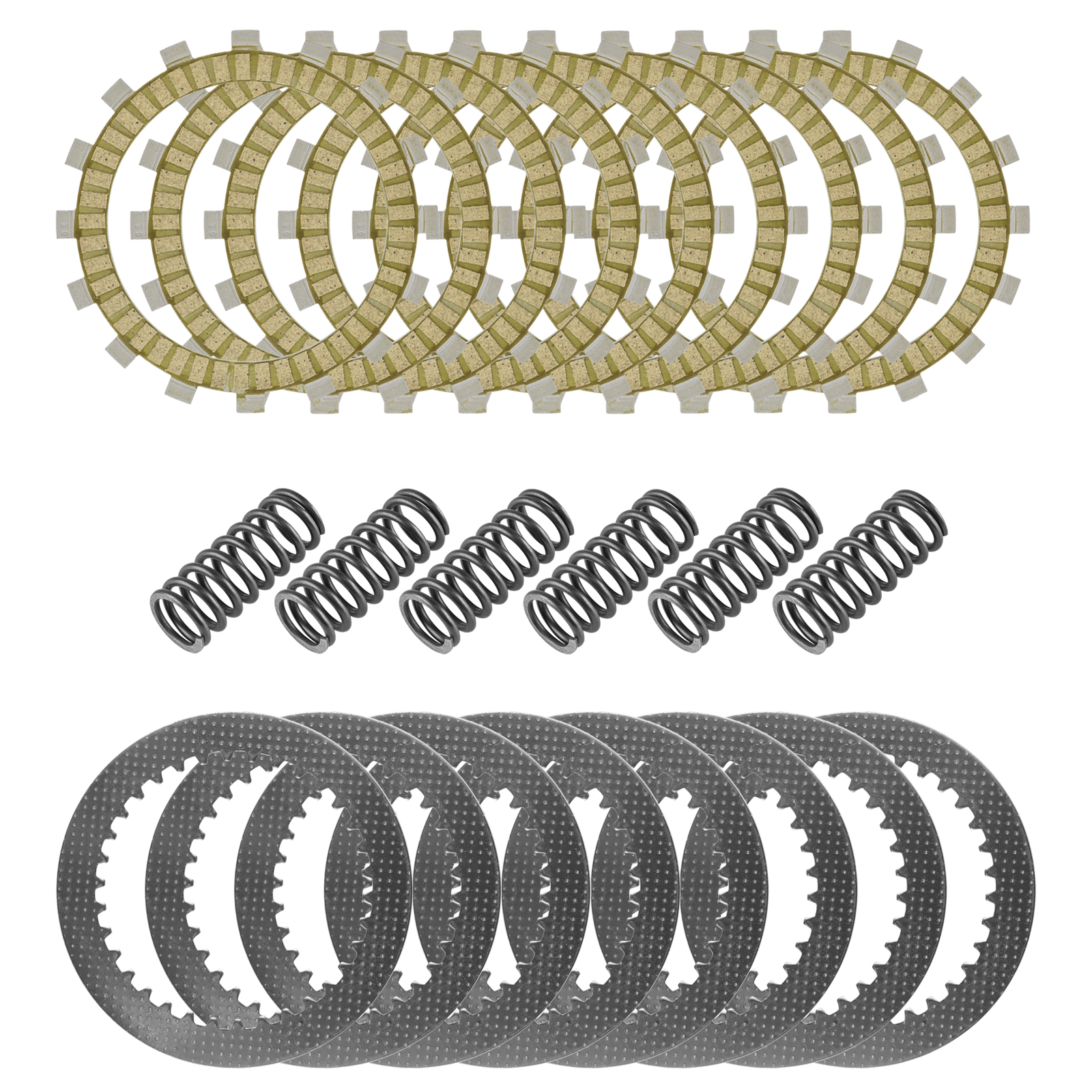 Clutch Friction Steel Plates Springs Kit for Yamaha YZF600R Thundercat 1995-2007