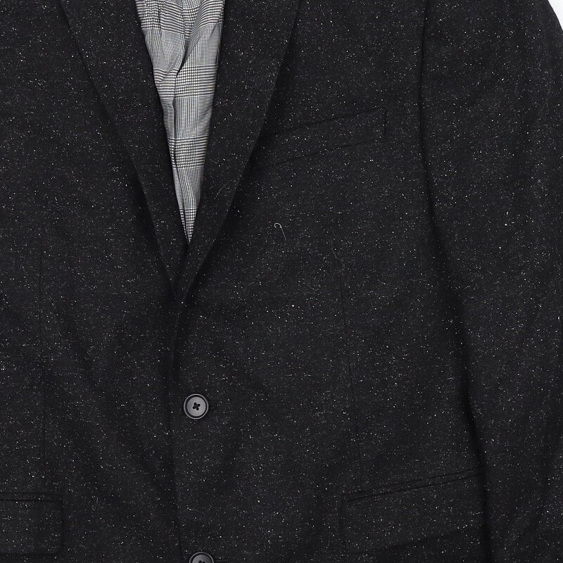 NEXT Mens Black Wool Blend Suit Jacket Size M