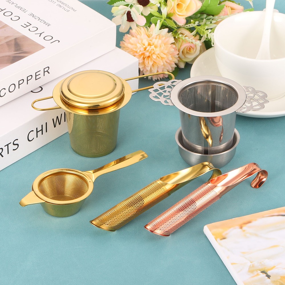 1 Pcs Tea Infuser Filter Tea Strainer for Loose Leaf Tea, Titanium