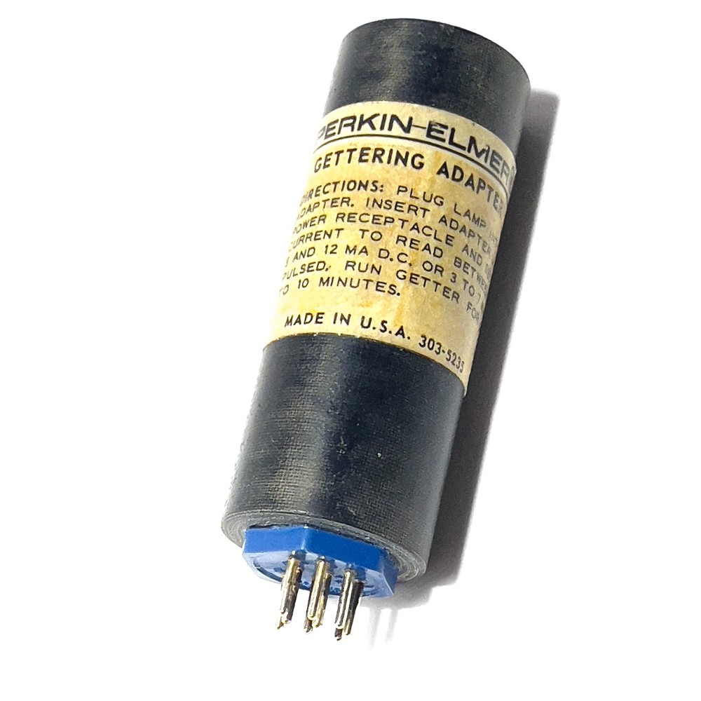 Perkin Elmer Non-Coded Lamp Plug Adapter B015-6094 Getter Activation Module Vtg
