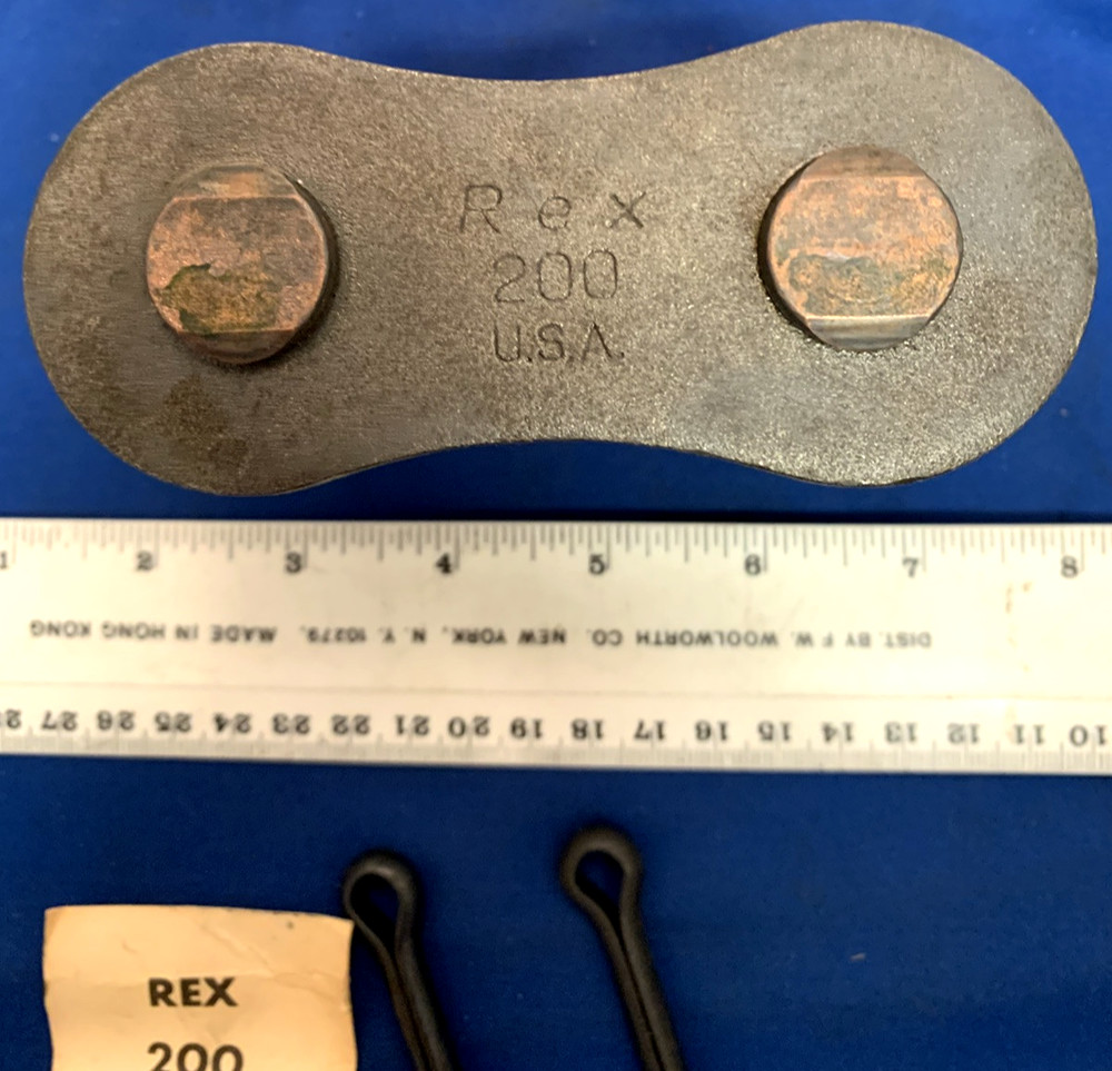 Rex 200 Connecting Link and Cotter pins