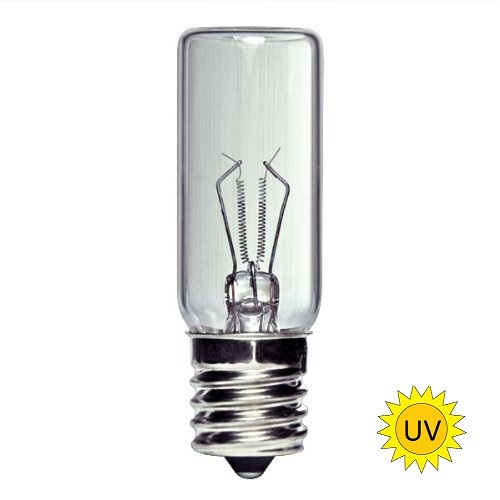3 watt E17 Clear Ultraviolet