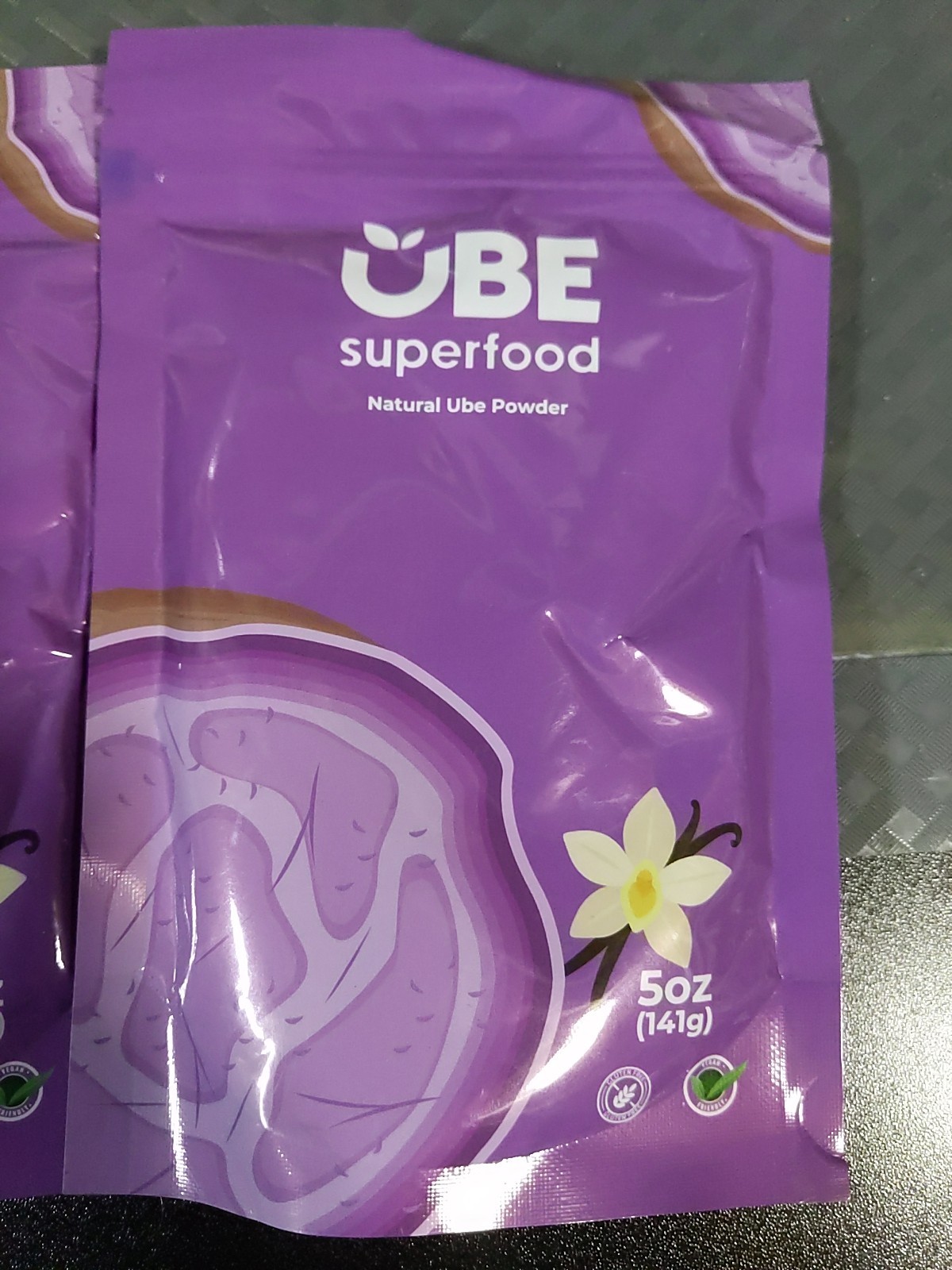 Lot Of 3 UBE Superfood Natural Ube powder 5 Oz Each Vanilla Flavor BB 04/2027