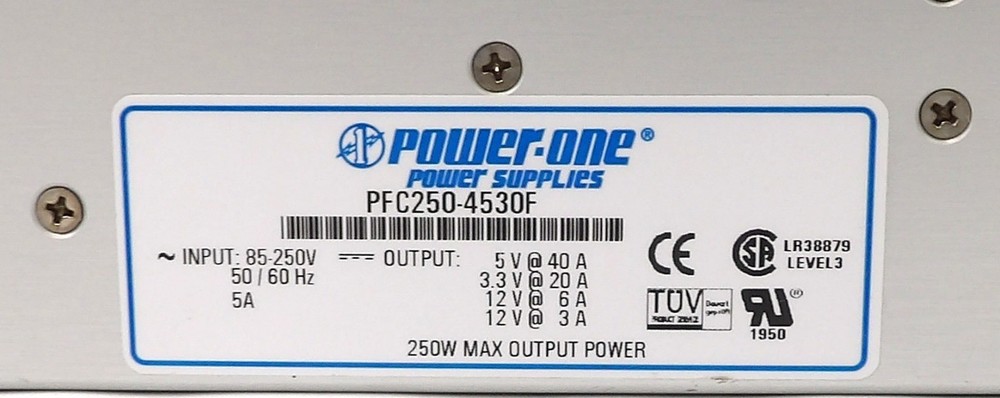 Power-One PFC250-4530F Switching Power Supply Module Working