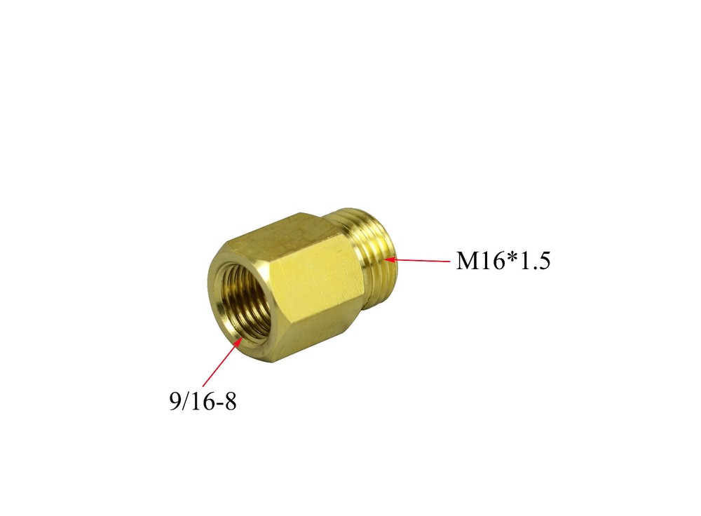 TIG Welding Torch Fitting Connector Adapter (M16x1.5)