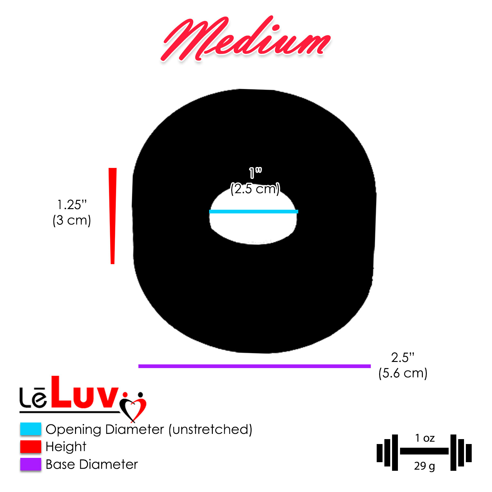 LeLuv Silicone Vacuum Seals for 1.35"-5.0" Penis Pump Cylinders | Many Options