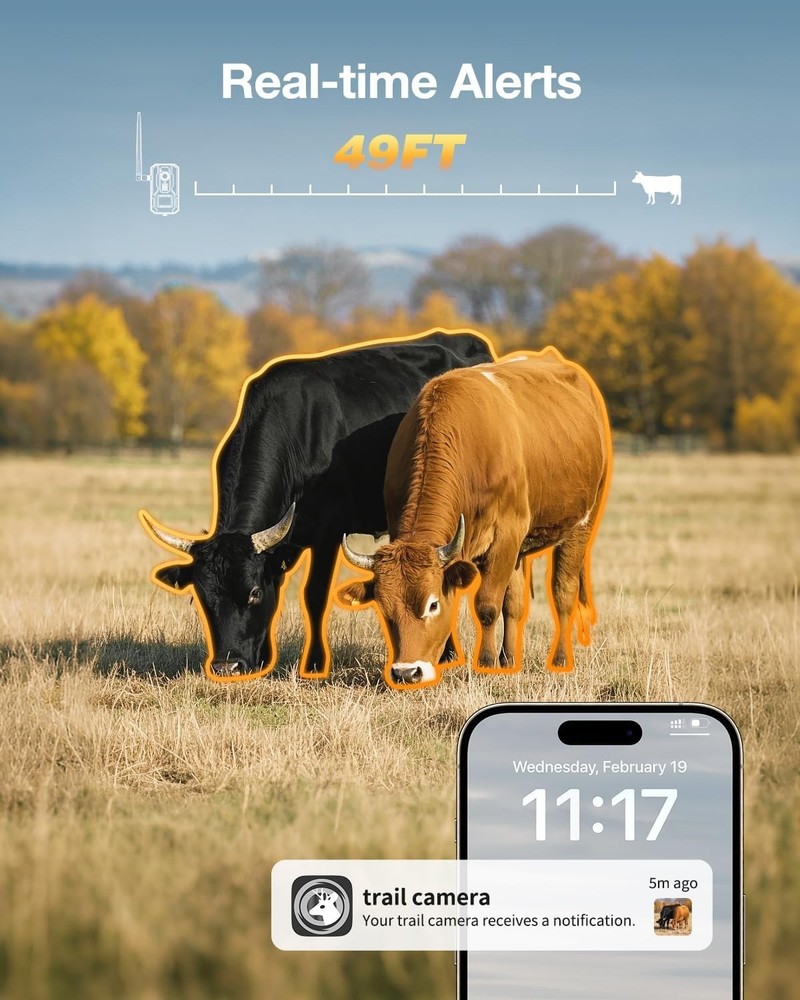 Advanced Night Vision Game Camera - 2K HD, Motion Detection & 4G Connectivity