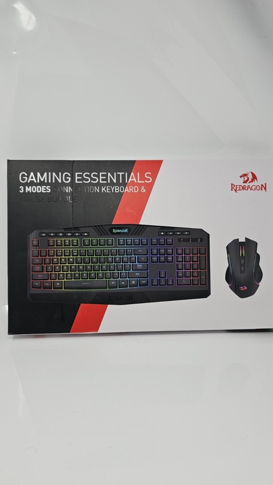 Redragon Gaming Essentials Keyboard & Mouse RGB Combo