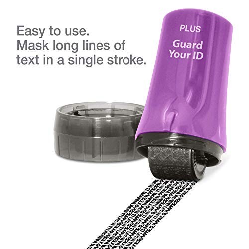 Identity Theft Prevention Roller Stamp Combo Pack - Secure Your Personal Info