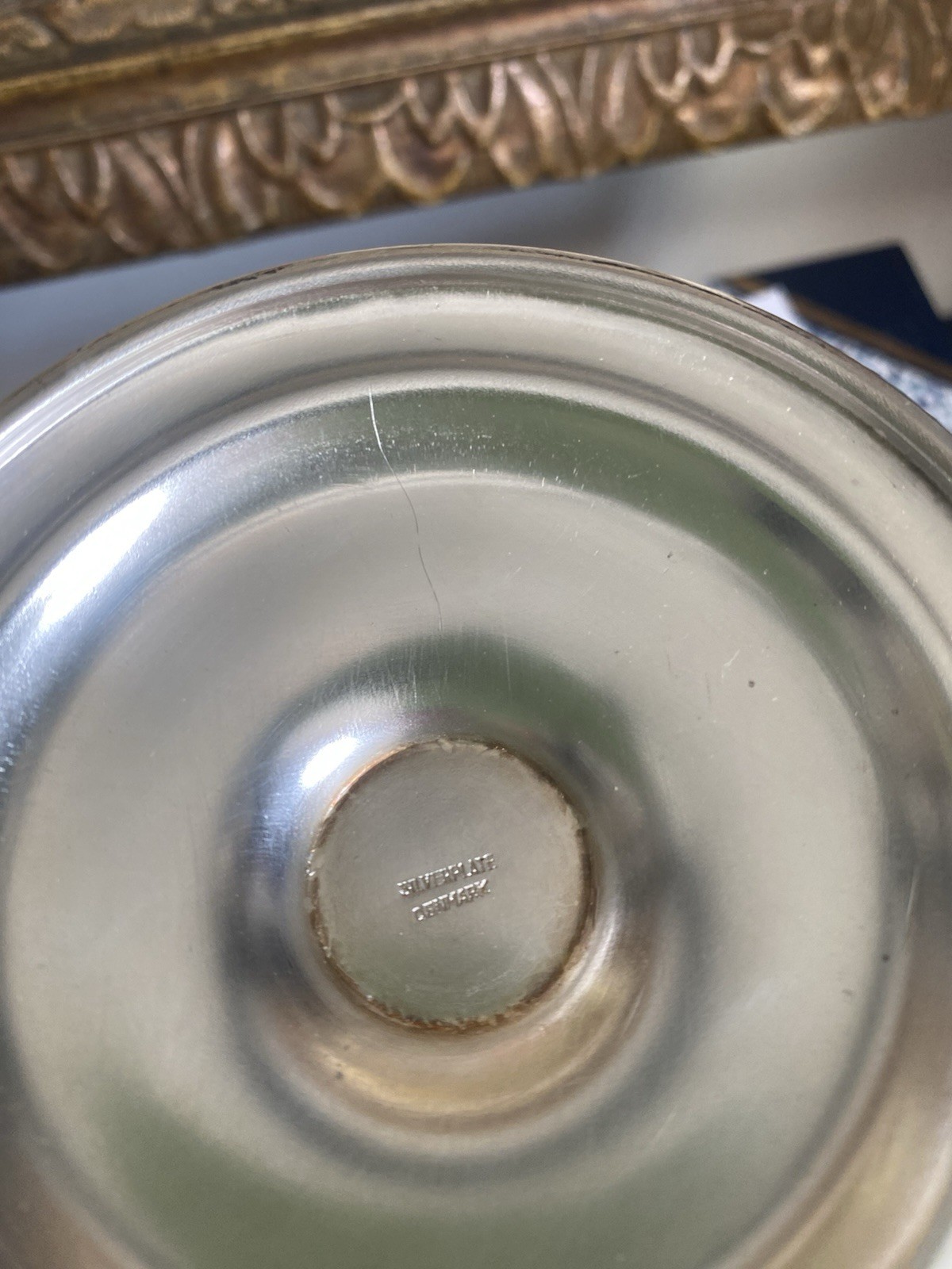 Denmark Danish Silverplate Blossom Bowl Compote Jensen Dragsted Art Deco Nouveau