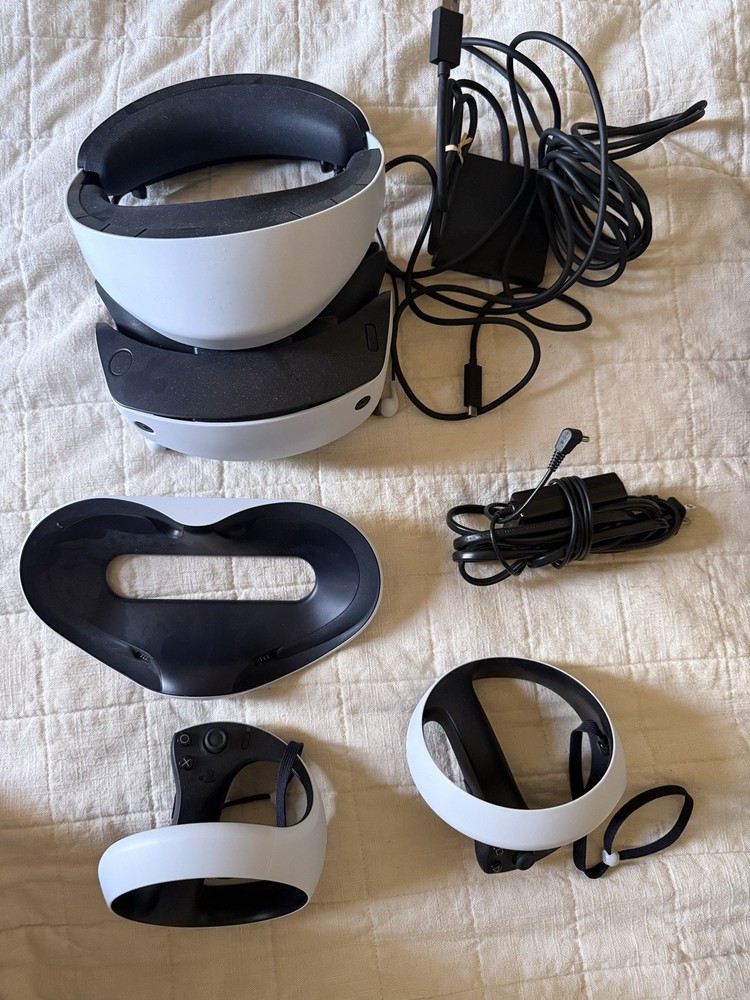Sony PlayStation VR2 Headset with Controllers (and Charging Dock) with Case