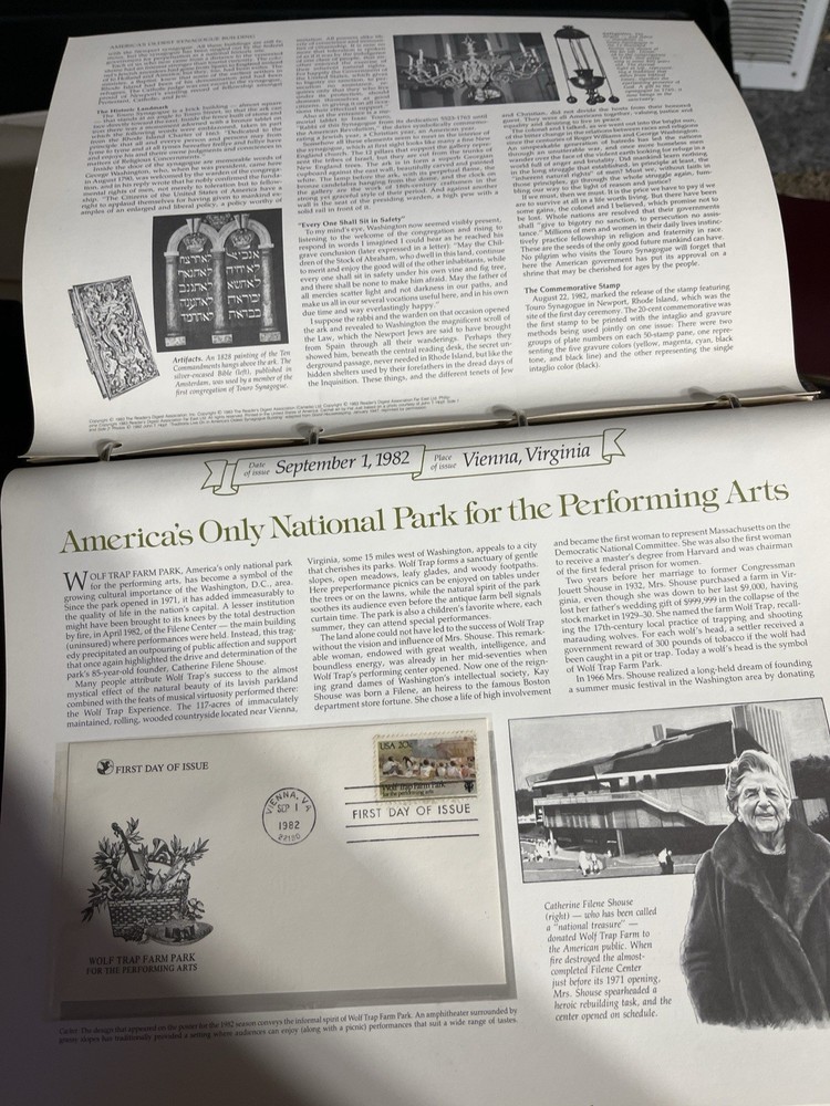 Reader’s Digest First Day Cover Collection Album w/ COA USPS Complete Vintage