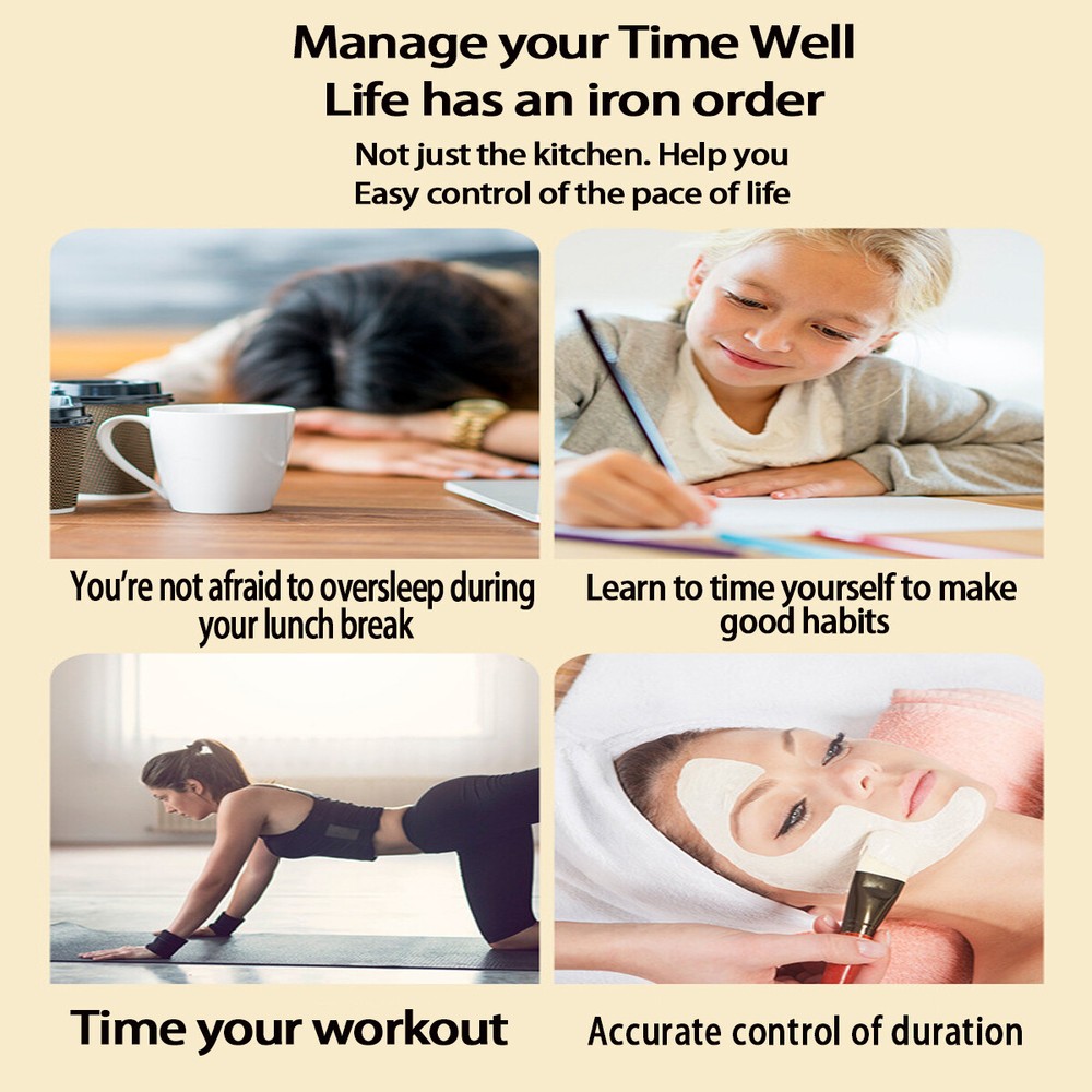 Countdown for boiling soup & 2 pack small digital kitchen timer magnetic back