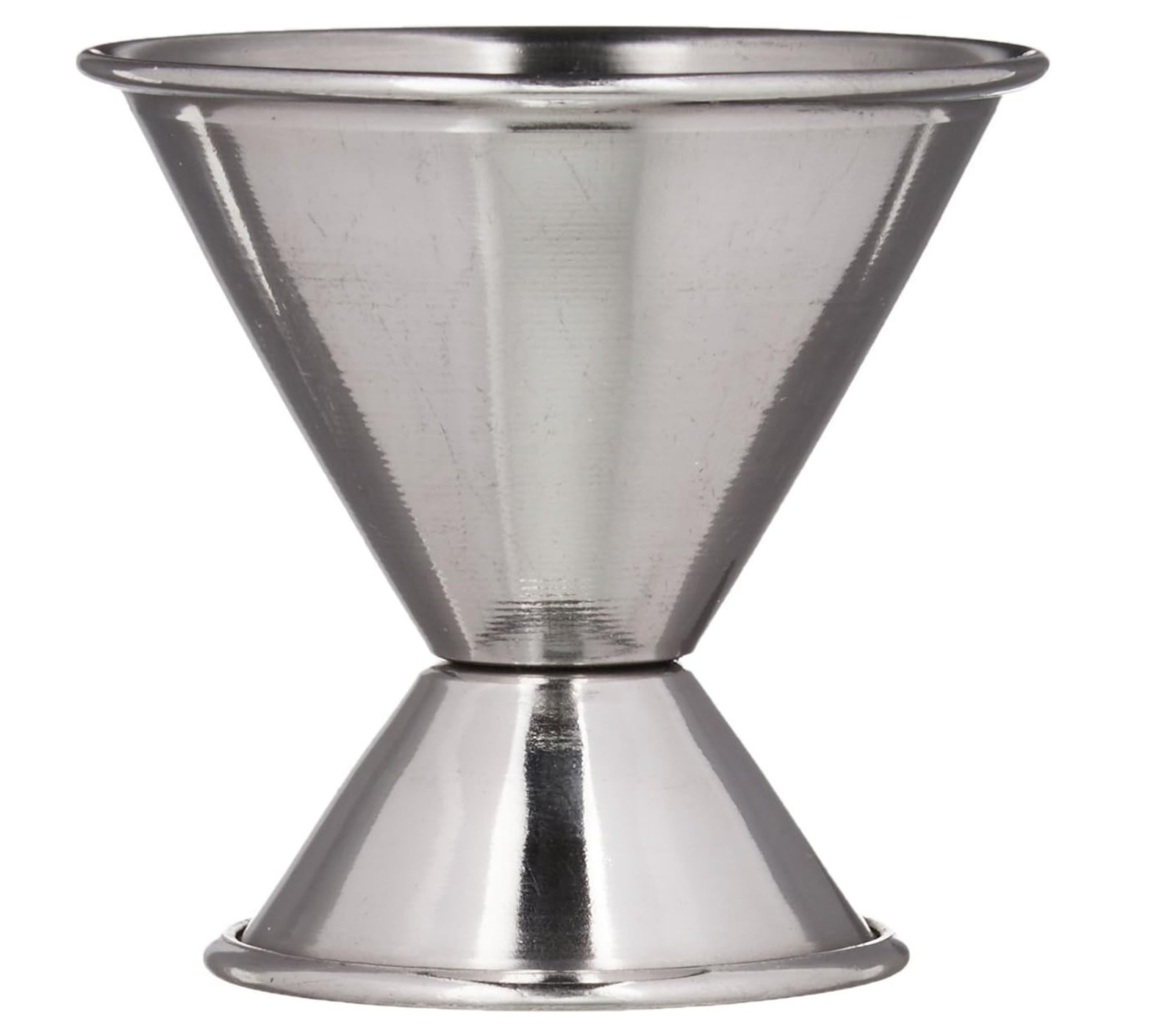 Japanese-Style Jigger Stainless Steel 1/2 oz x 1 1/2 oz J212 American Metalcraft