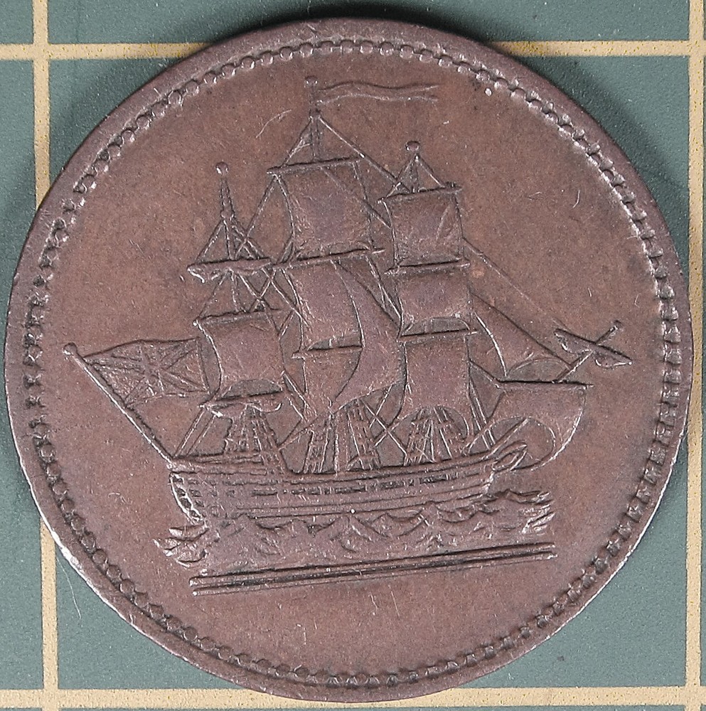 1815 Wellington halfpenny token WE-14