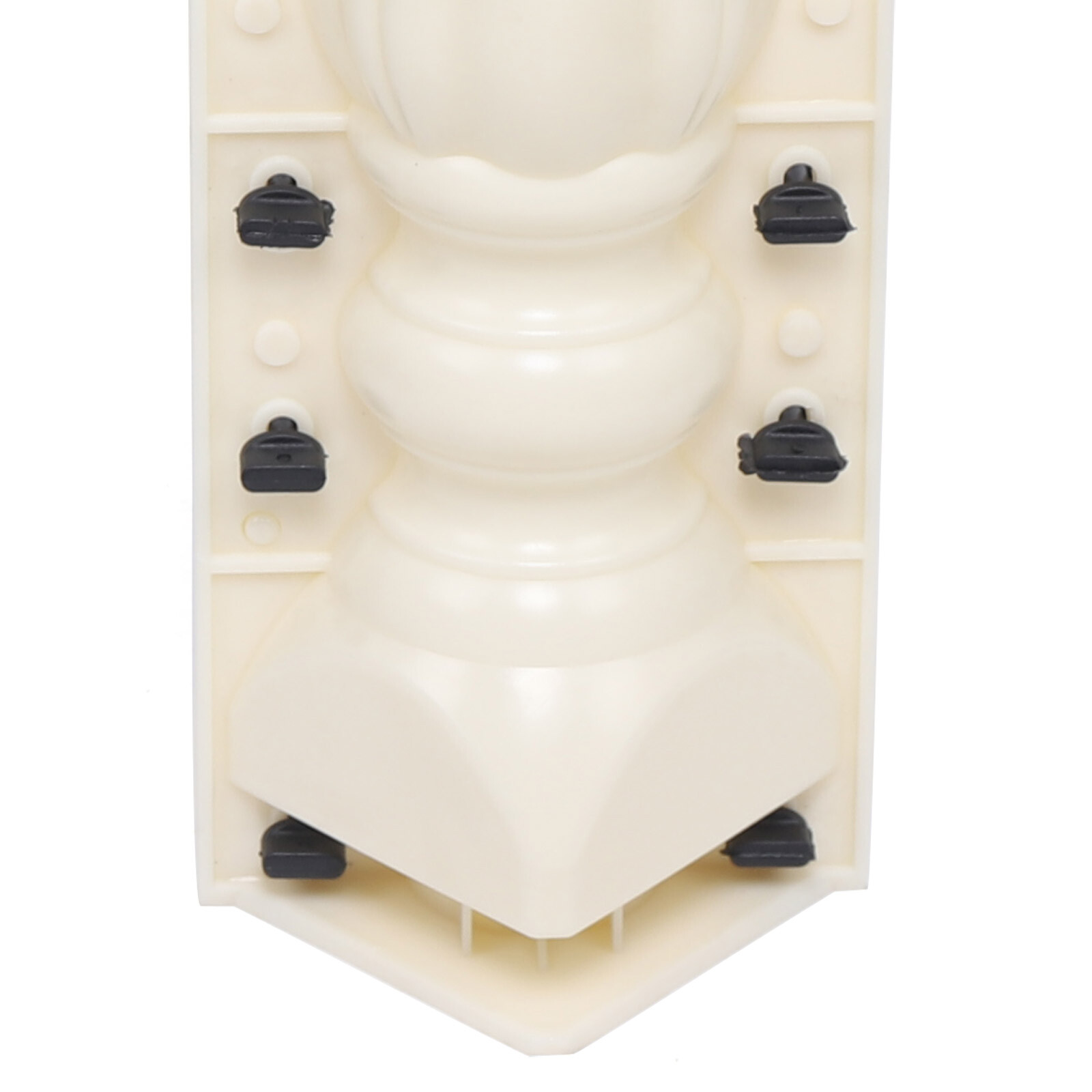 White 27.6 in Railing Mould Balustrade Mold Column Suitable For Concrete Plaster