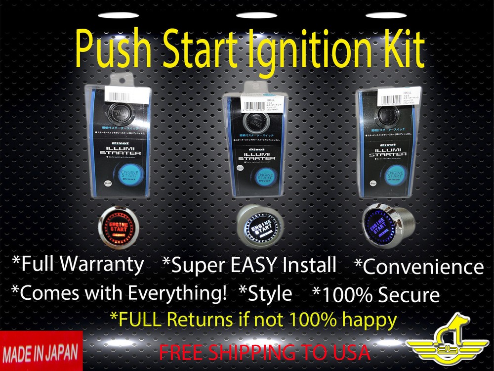 BMW LED Push Button Start Engine Ignition Starter Kit - Designed for BMW Models