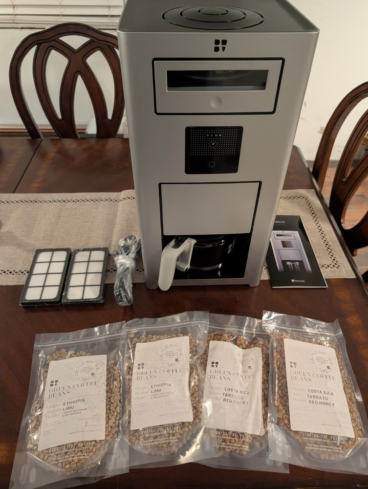 Bonaverde Berlin Silver Roast-Grind-Brew Coffee Machine