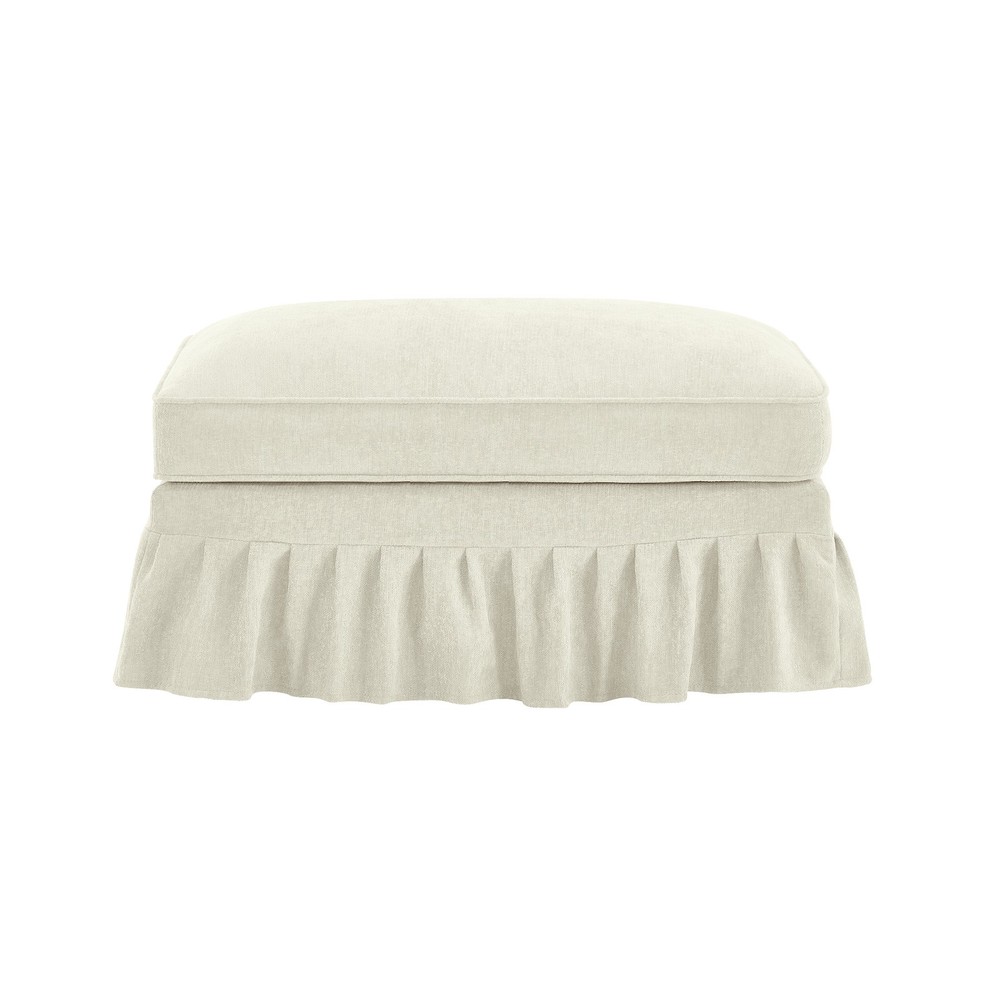 Modular Chenille Cloud Sofa, Detachable Skirt, Multiple Configurations, L-Shape