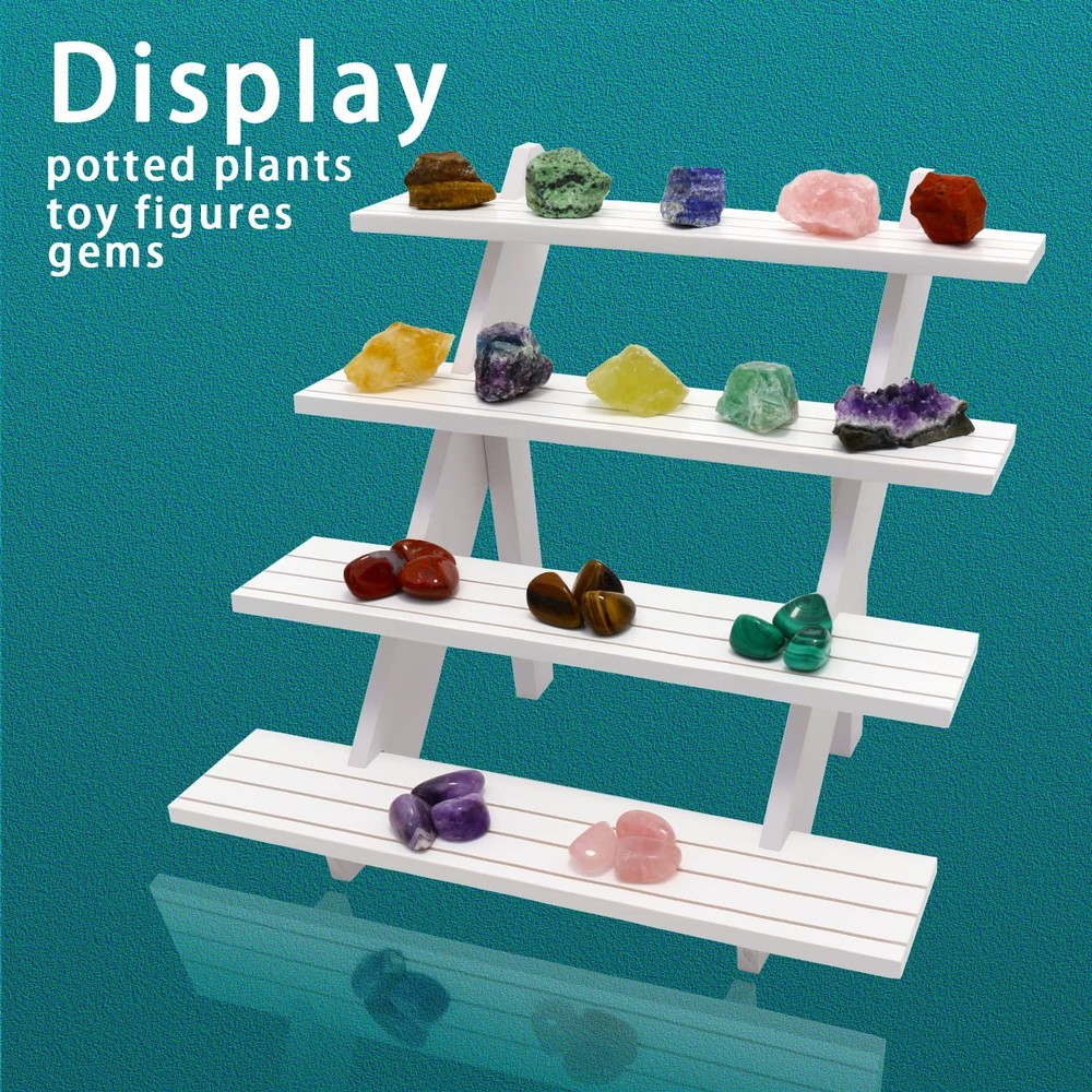 4 Tier Earring Display Stands For Selling, Retail Display Riser Earring, Ring...