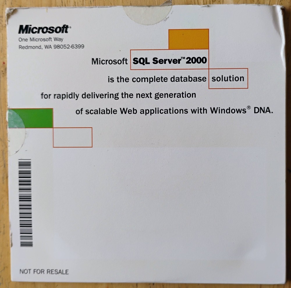 Microsoft SQL Server 2000 Enterprise Edition Beta 2