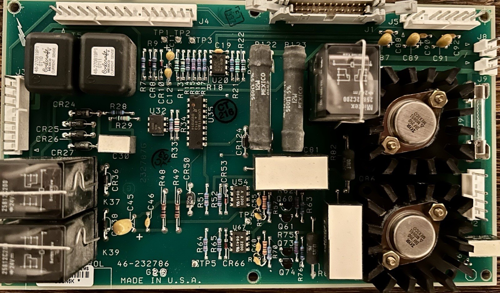 GE AMX 4 Rotor Board PN: 46-232786 TESTED/WORKING