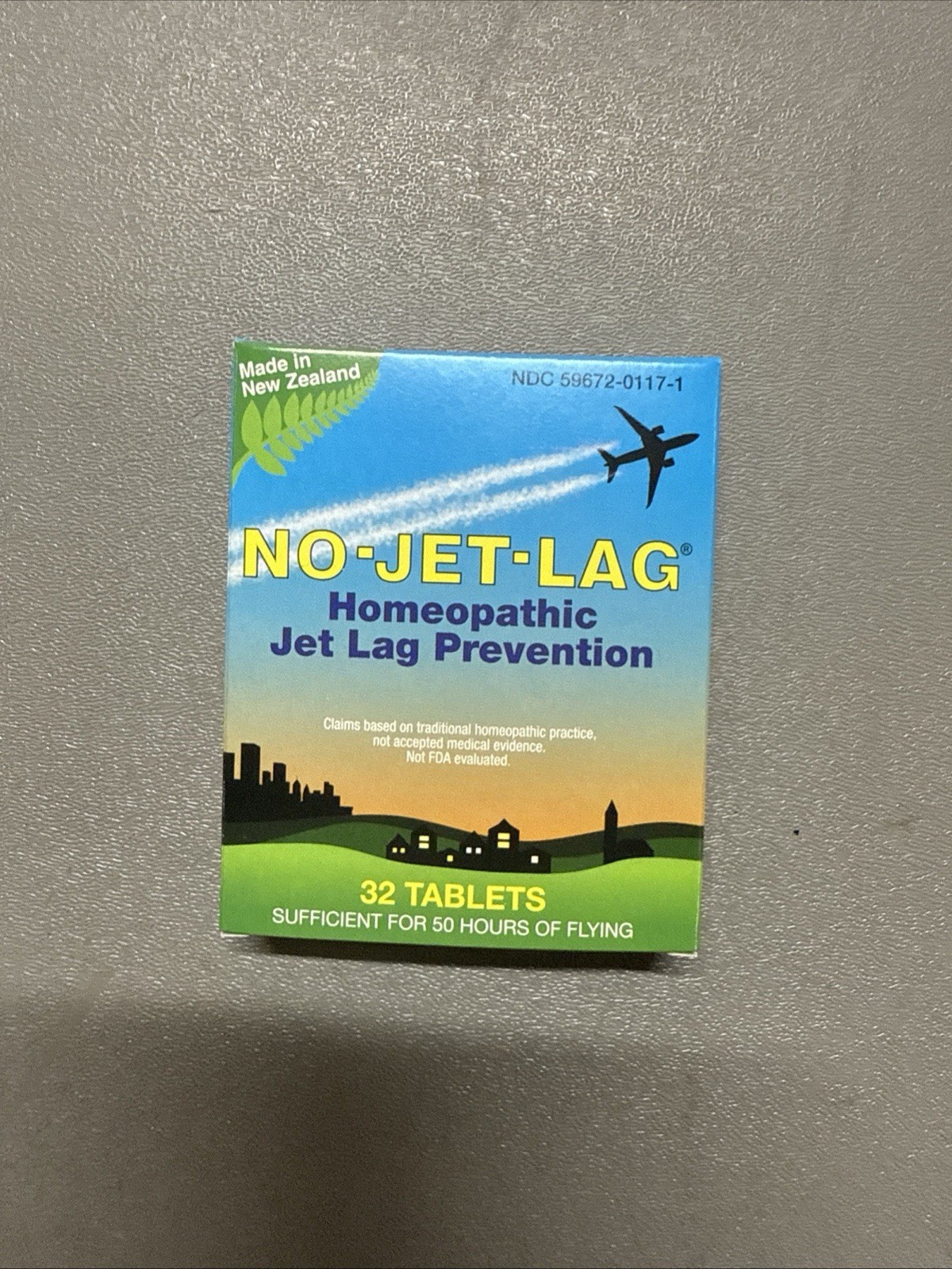 Miers Labs No Jet Lag Homeopathic Jet Lag Remedy (2 Pack, 64 Chewable Tablets)