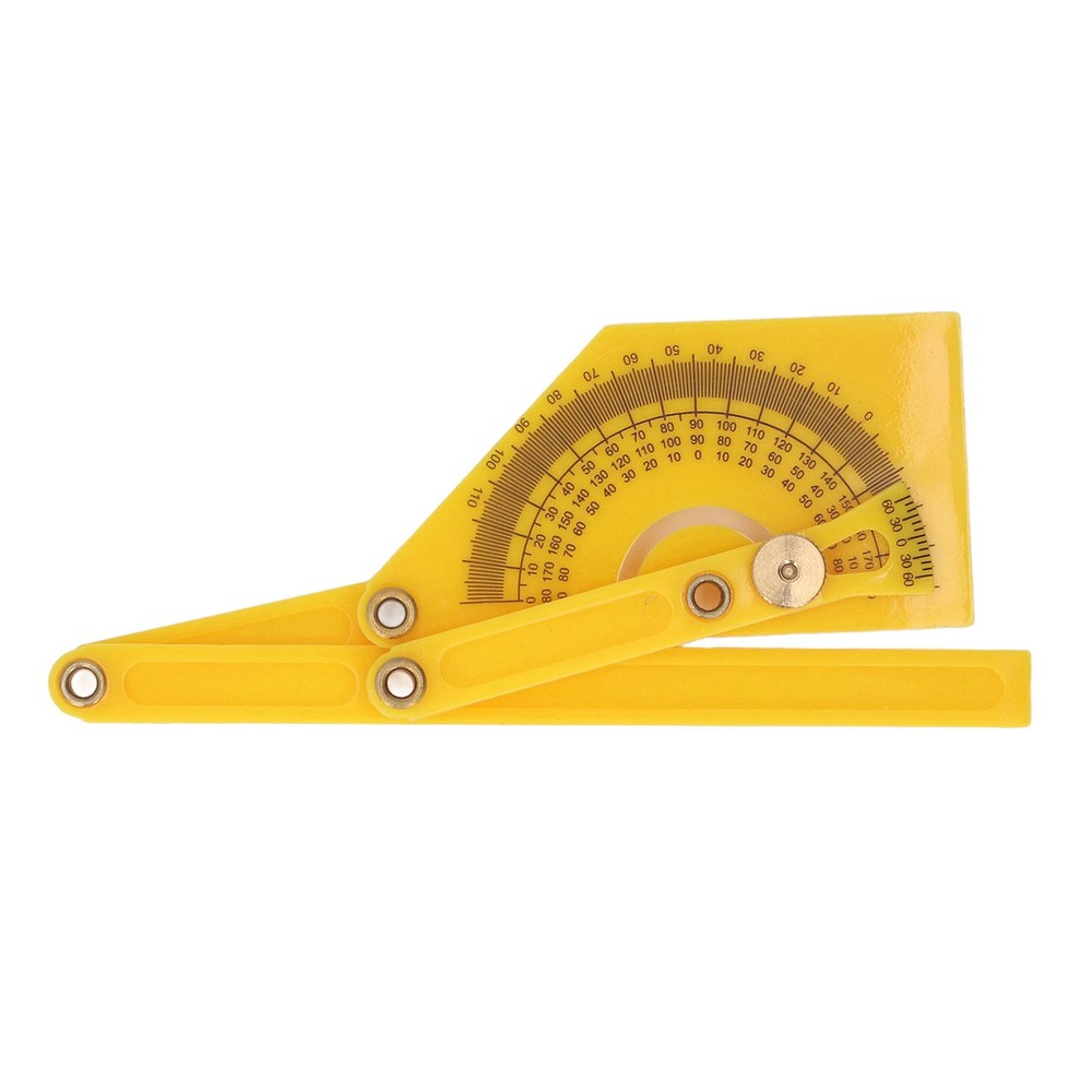 0-180 Degree Plastic Protractor Angle Finder Woodworking Measuring Tool