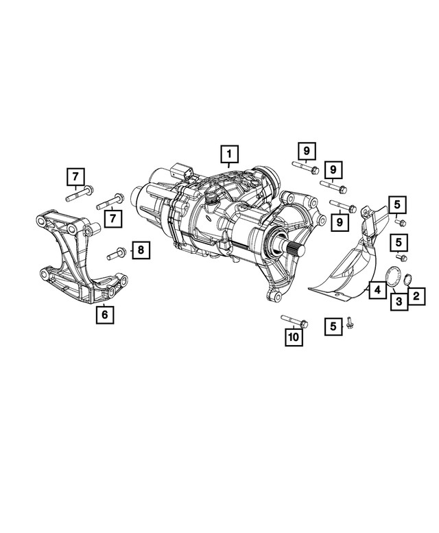 Genuine Mopar Hex Flange Head Bolt 68237456AA
